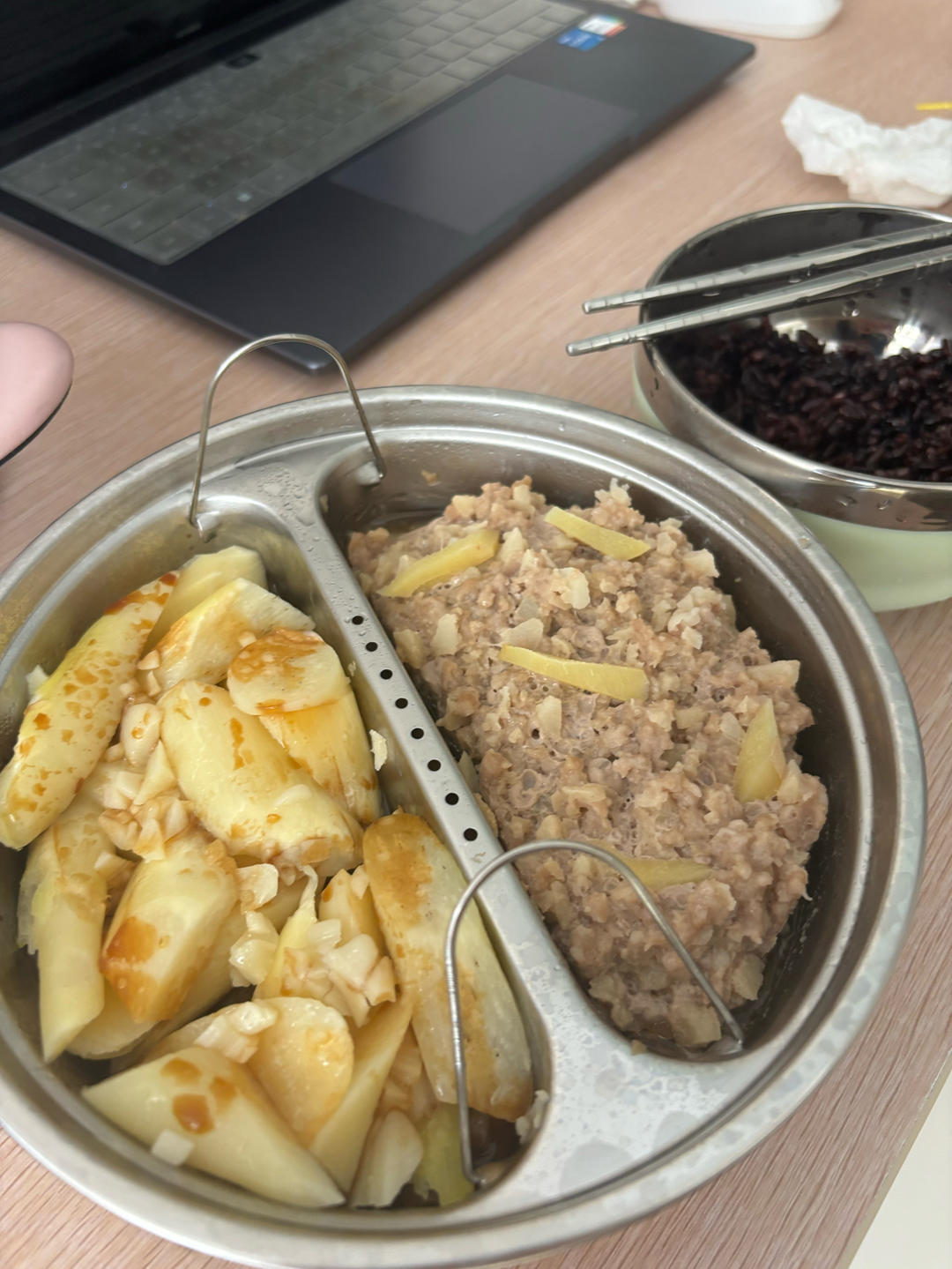 马蹄蒸肉饼--爽滑肉嫩