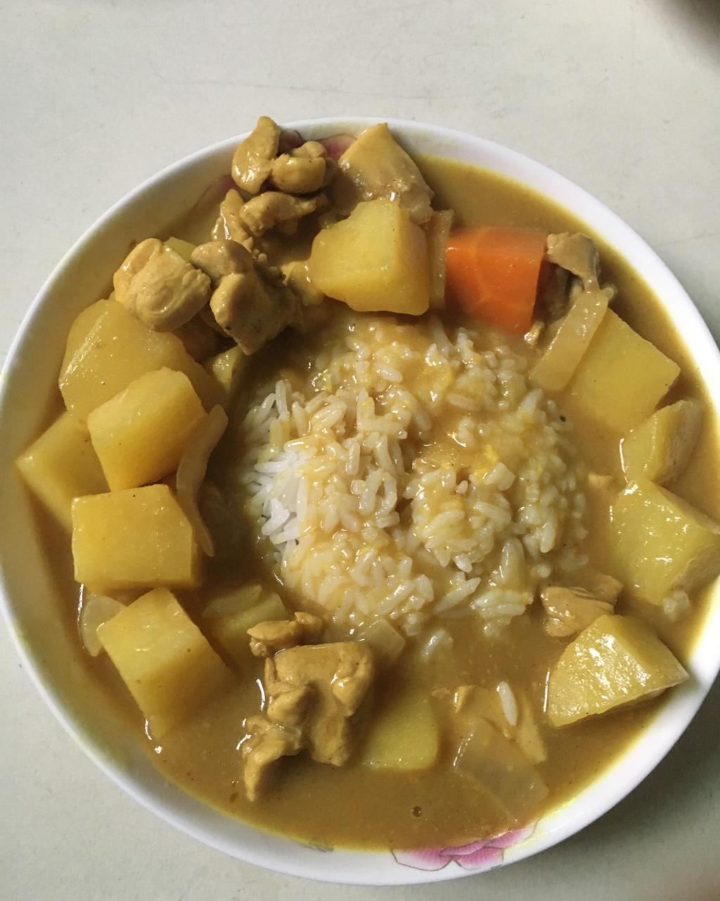 小红书上学来的大S版本咖喱饭🍛