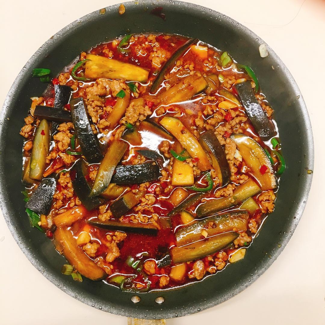 红烧肉沫茄子