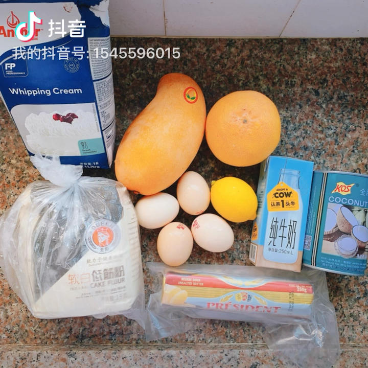 杨枝甘露奶盖蛋糕 | Hm340打蛋器均质功能