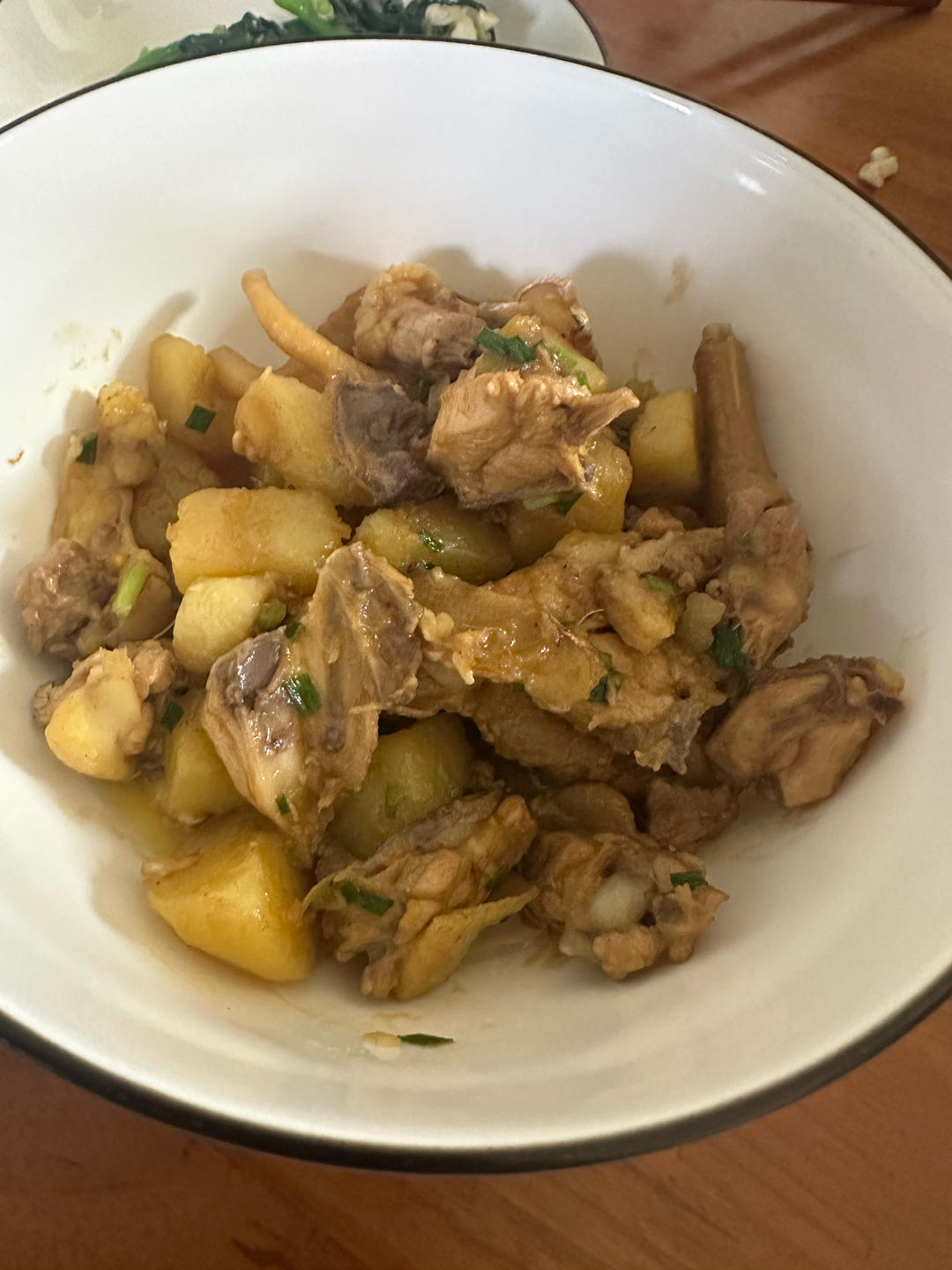 土豆炖鸡块