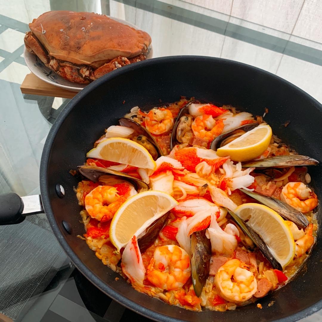 【曼食慢语】Seafood Paella 西班牙海鲜饭