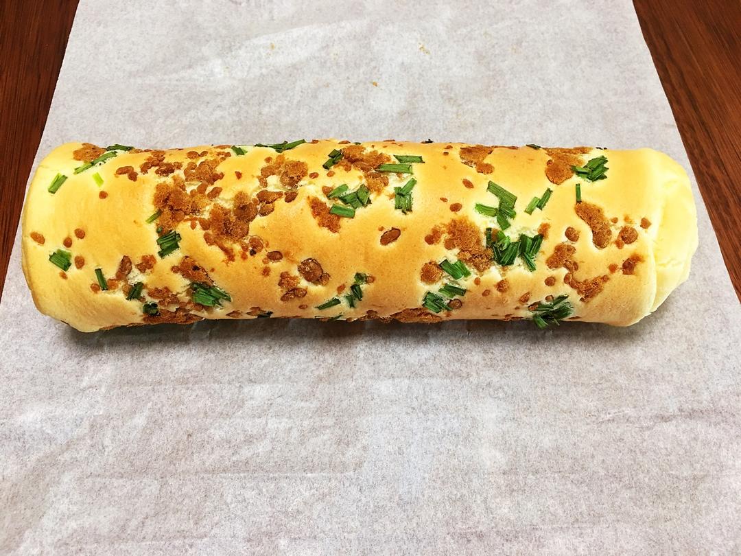 香葱肉松蛋糕卷