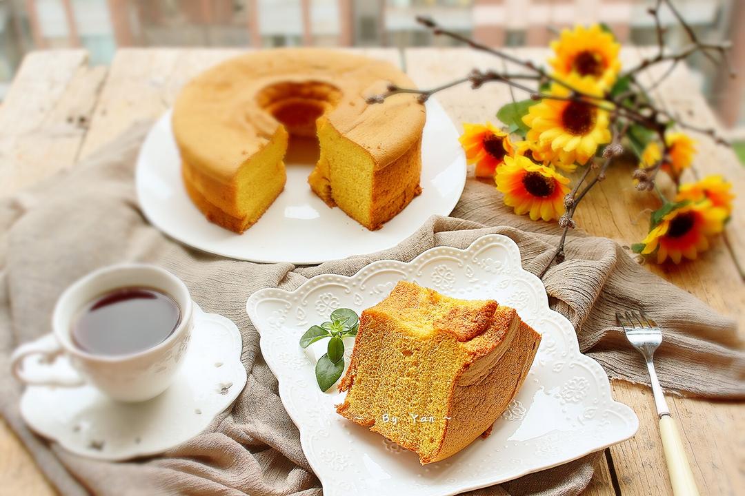 好吃到感动的咸焦糖戚风