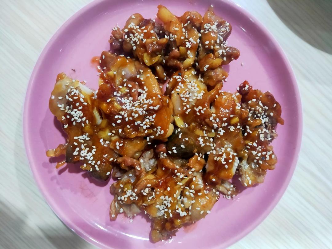 照烧蒜香版鸡腿饭的做法