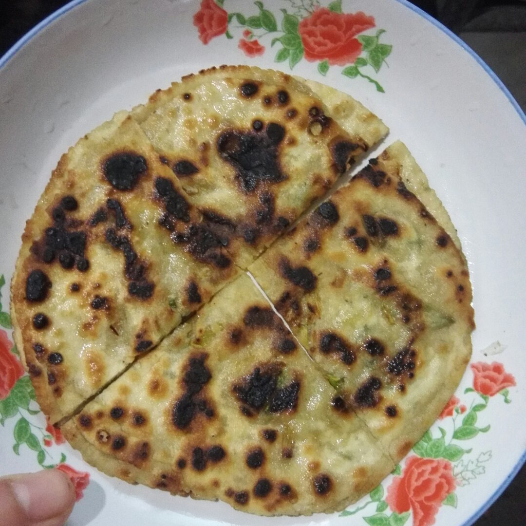 饺子皮葱油饼