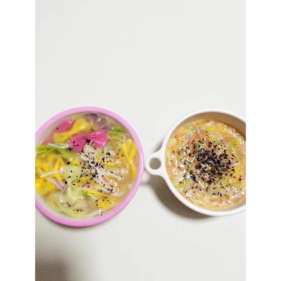 宝宝辅食 | 番茄胡萝卜鲜虾面
