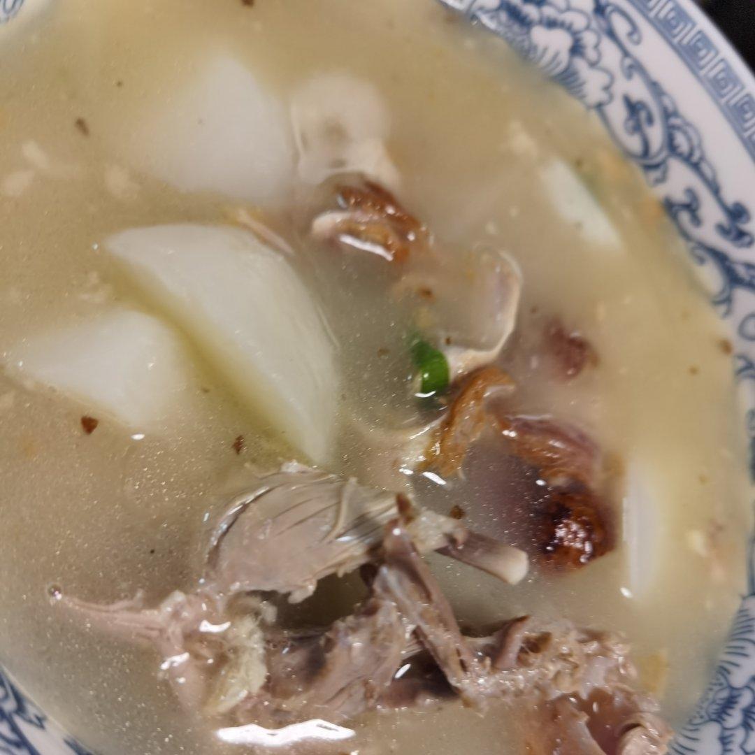 奶白鸭架汤（烤鸭）
