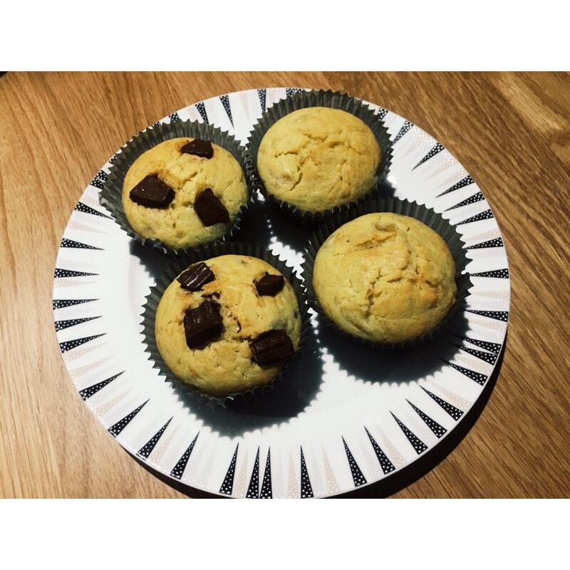 香蕉巧克力碎片麦芬