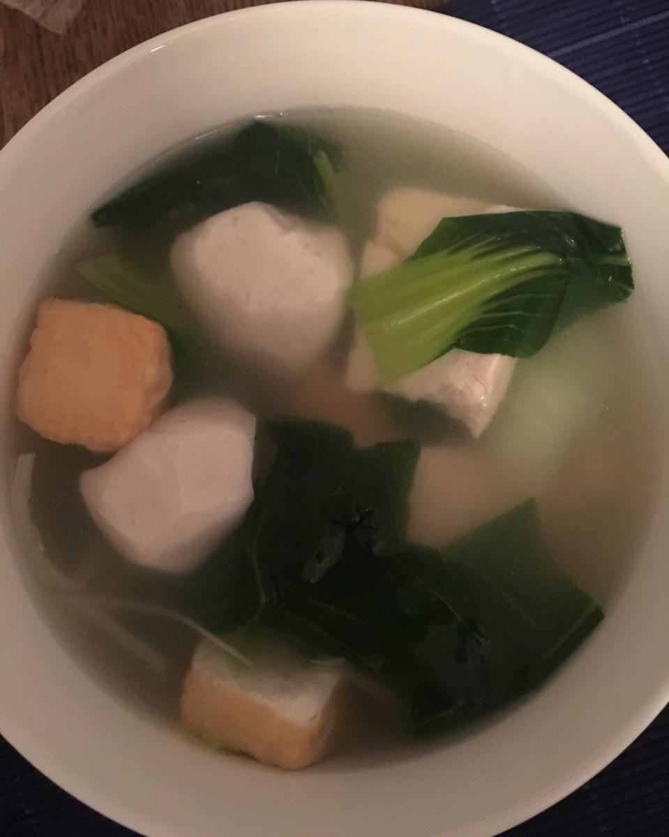 白菜豆腐汤