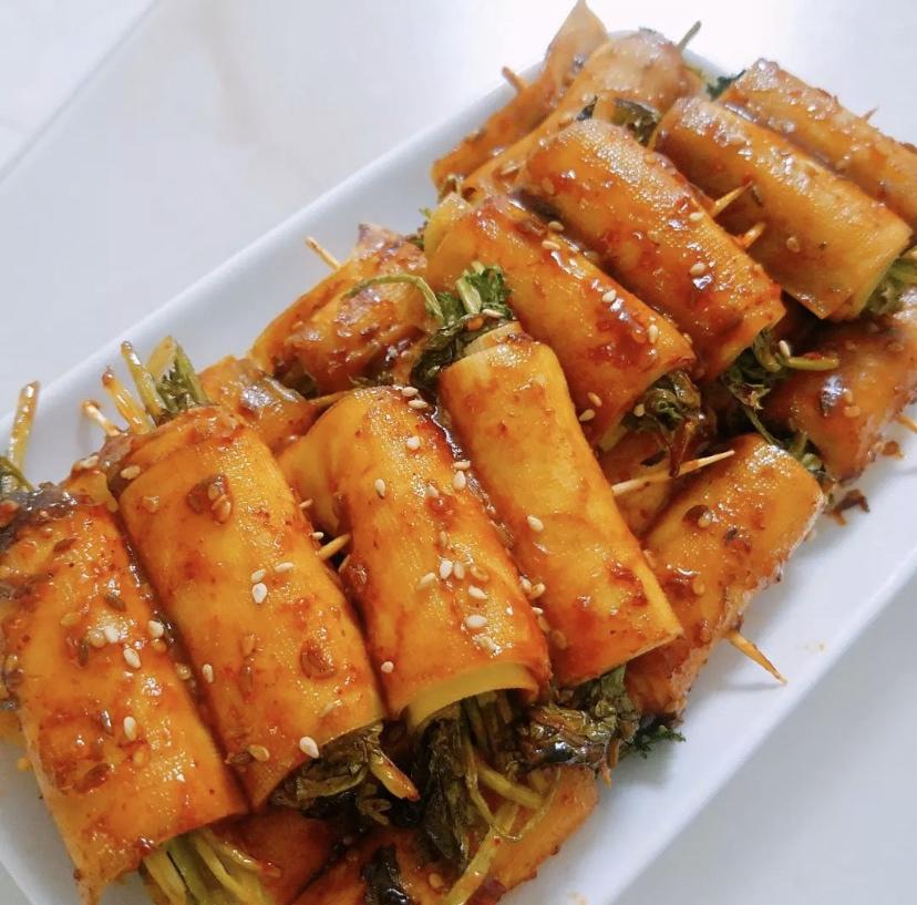 烤箱烤菜卷太简单的做法 步骤5