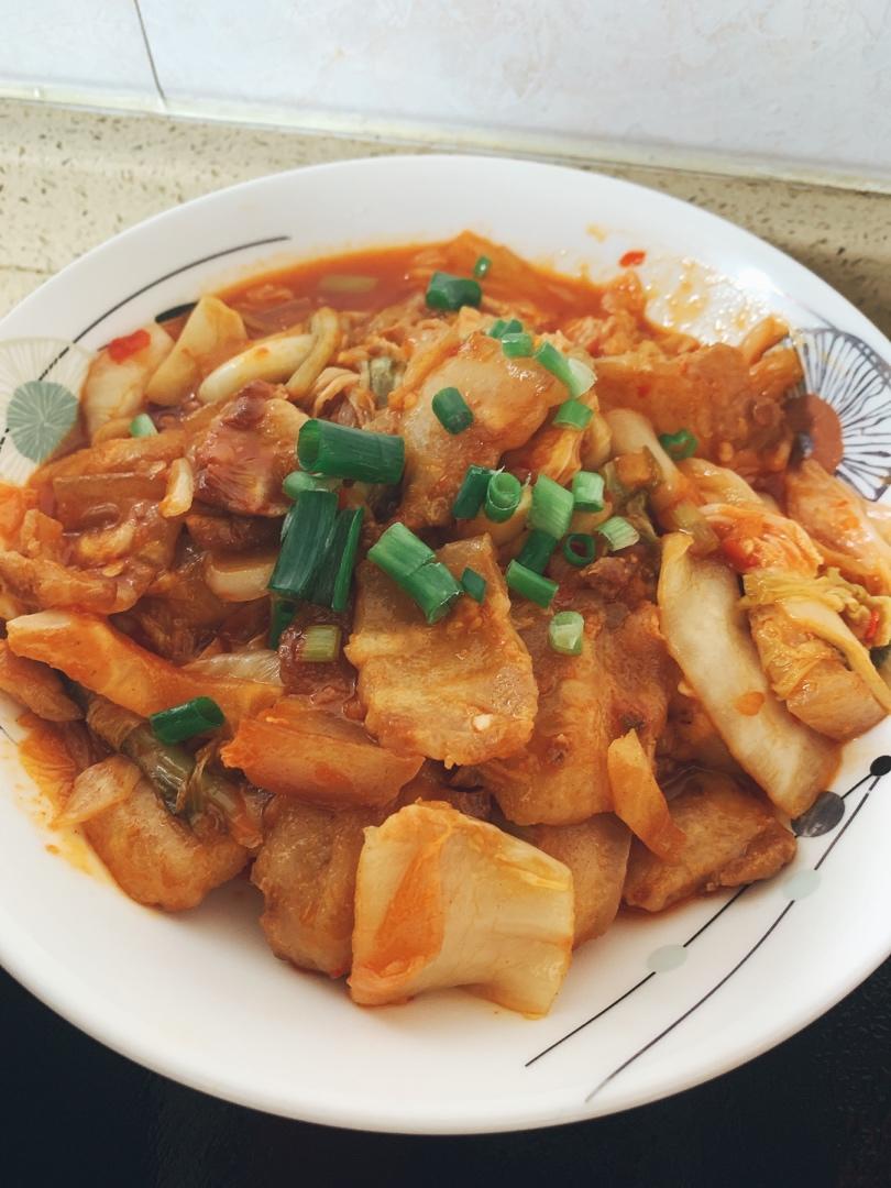 秘制泡菜炒五花肉