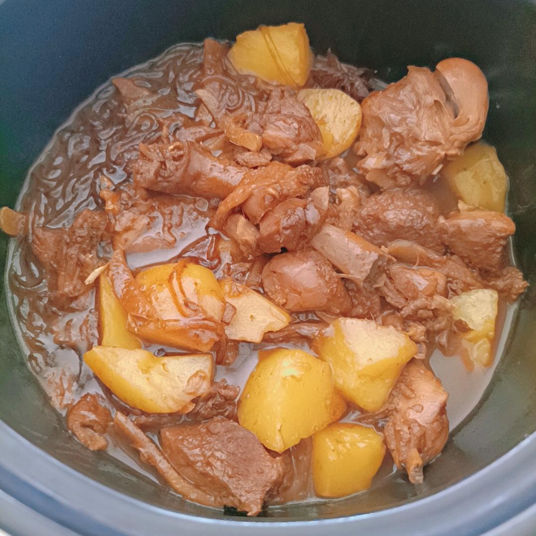 [原创] 东北名菜，铁锅炖大鹅土豆