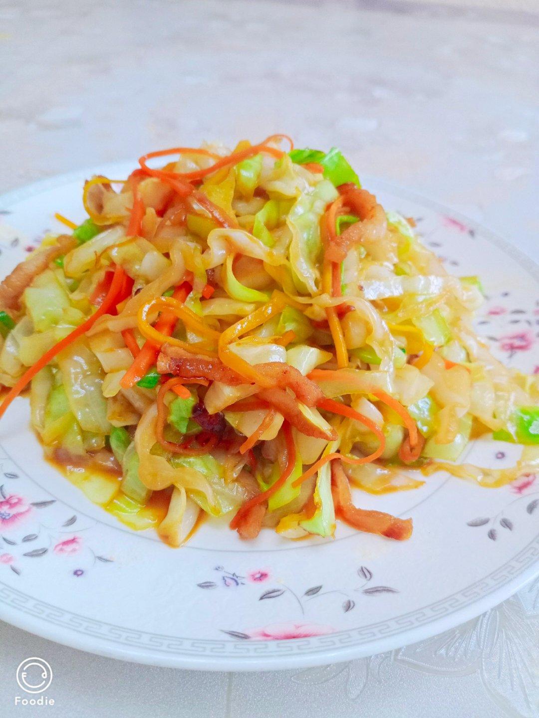 白灼蒜香甘蓝菜