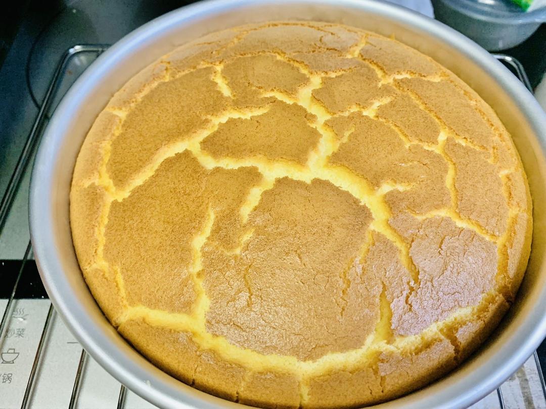 低糖低油~不裂不塌水光肌戚风蛋糕