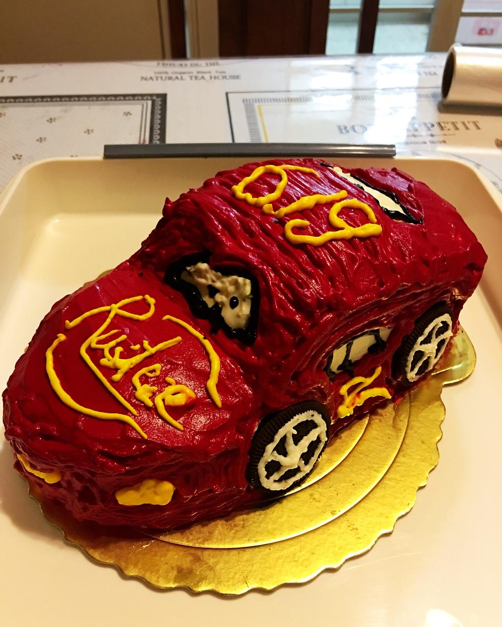 闪电麦昆~最灵动最激情的汽车蛋糕