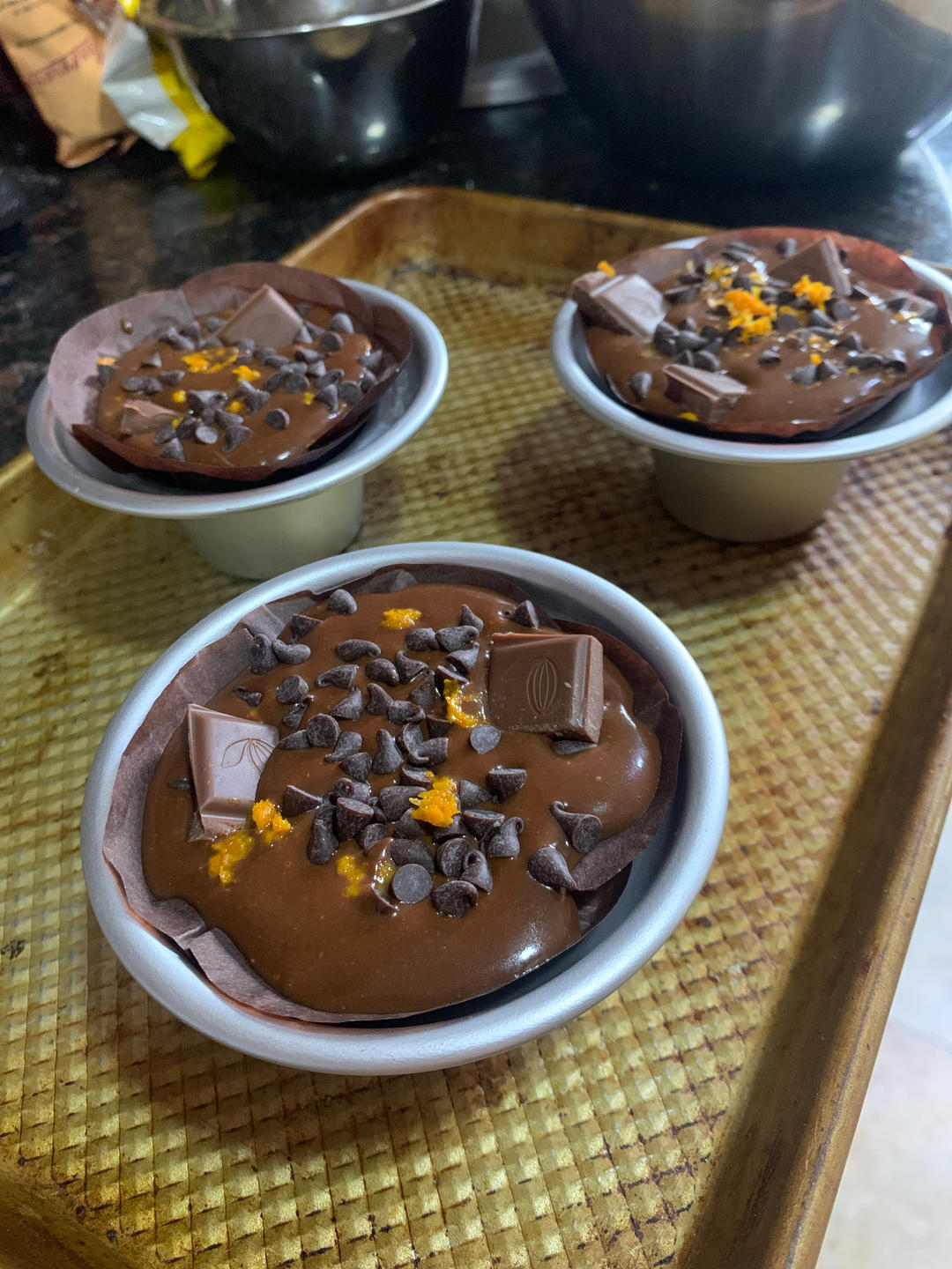 在家做巧克力蘑菇头麦芬蛋糕🍫