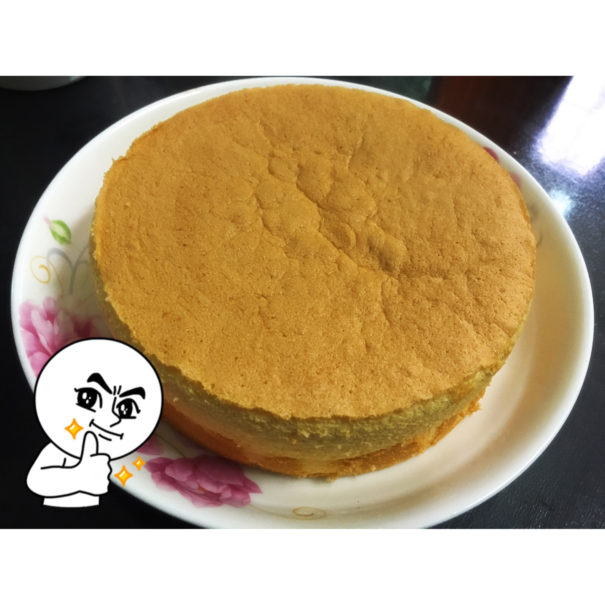 6寸戚风蛋糕（2蛋）