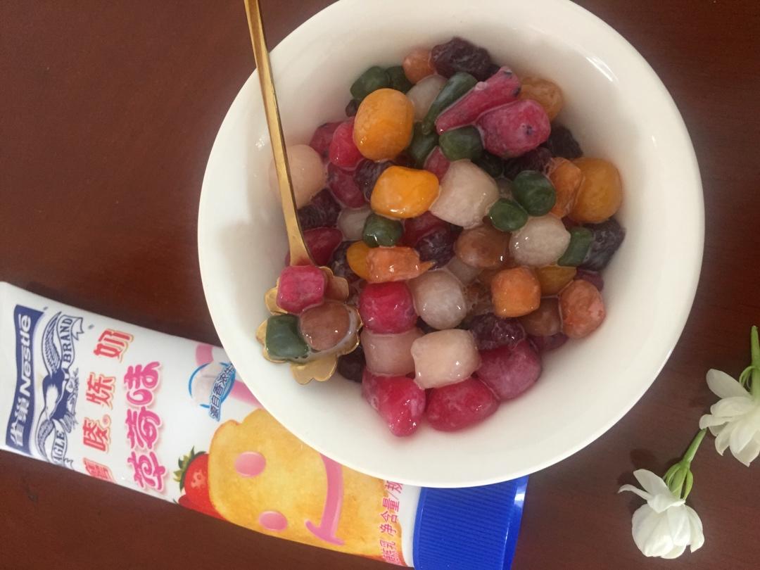 火龙果芋圆，2⃣️（附上窍门详细比例）