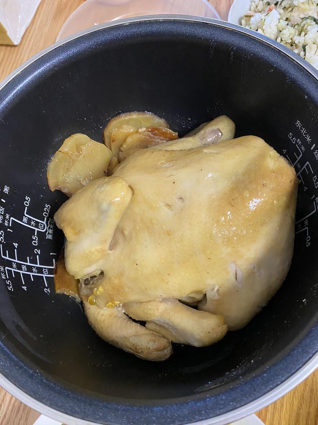 不用盐焗粉做出【独门盐焗鸡蒸鸡】 皮弹肉嫩好评超多