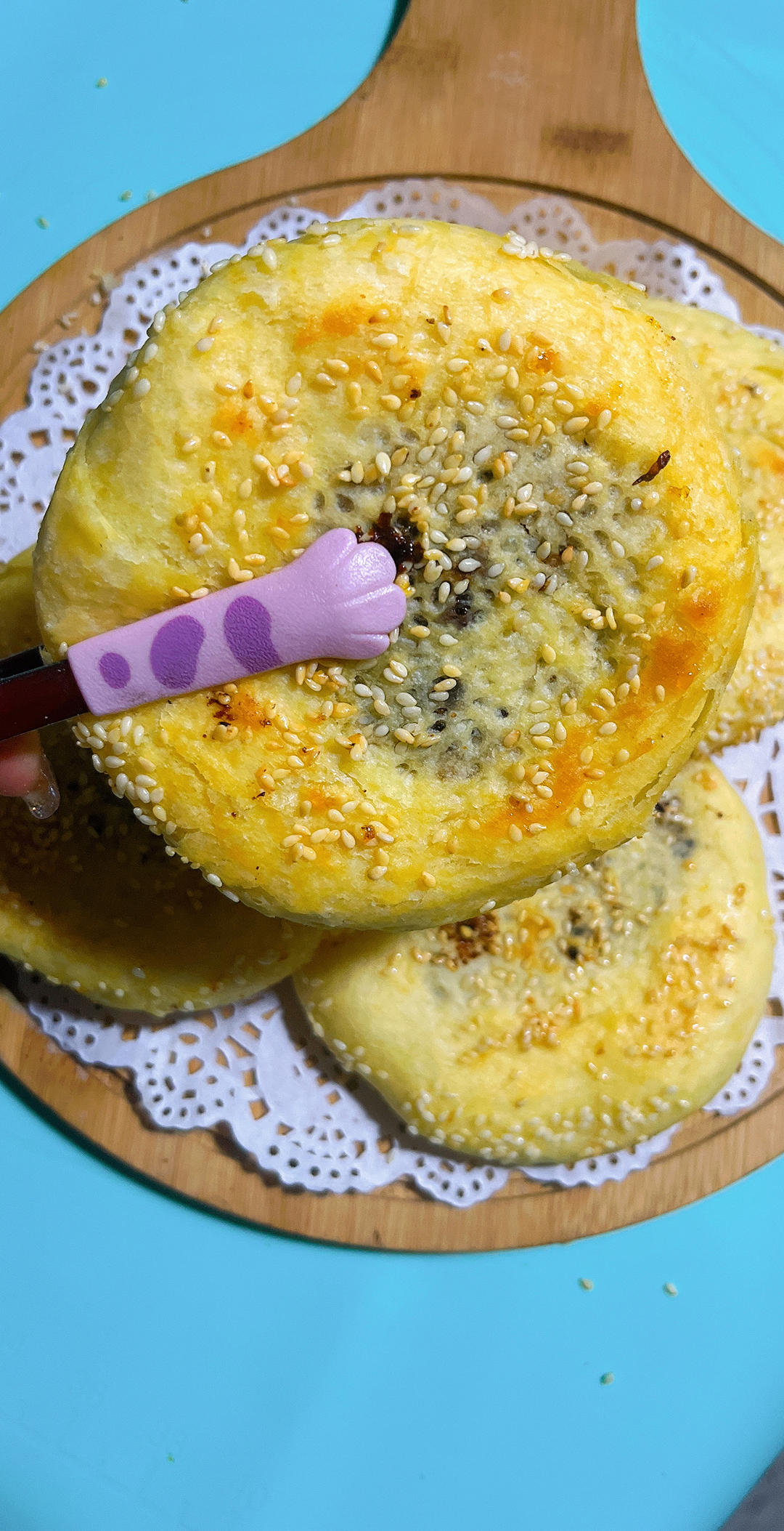 吃不够的糖酥饼 娃的最爱 家常红糖酥饼 酥到直掉渣 附细节视频详解