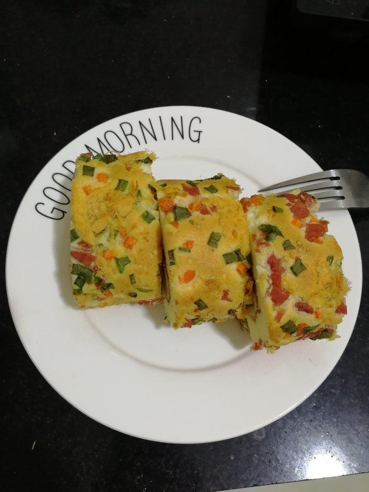 香葱肉松蛋糕卷