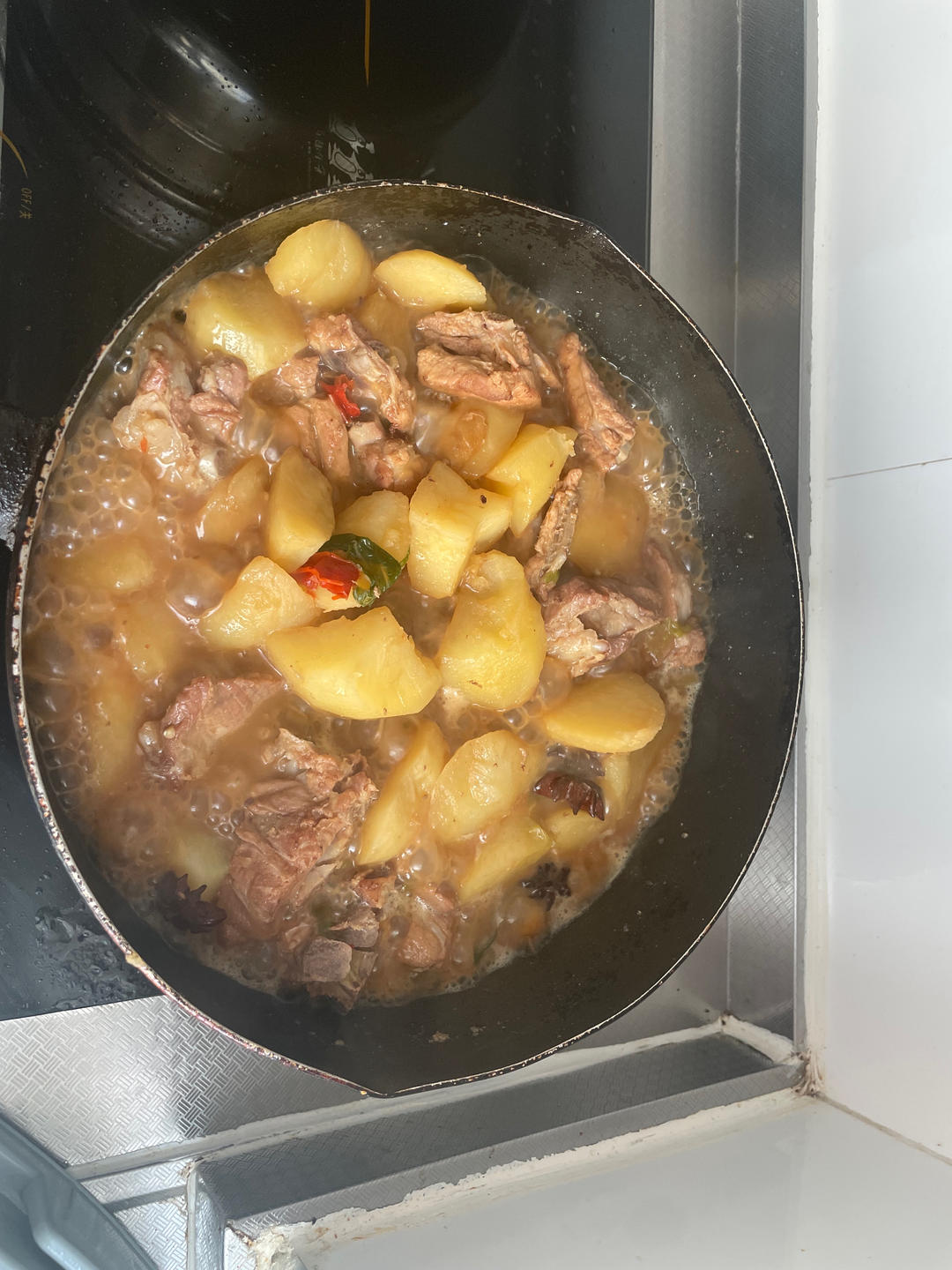 土豆炖排骨