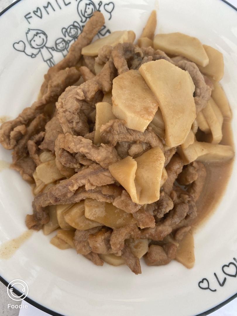 肉炒杏鲍菇
