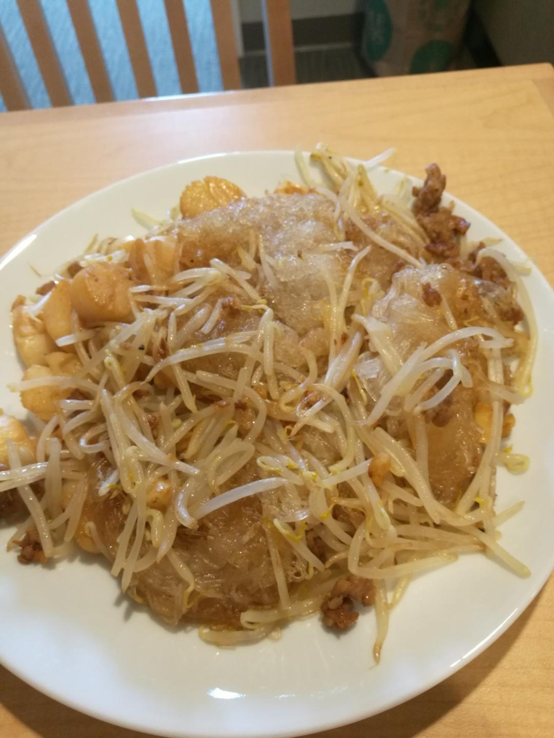 肉末粉丝黄豆芽