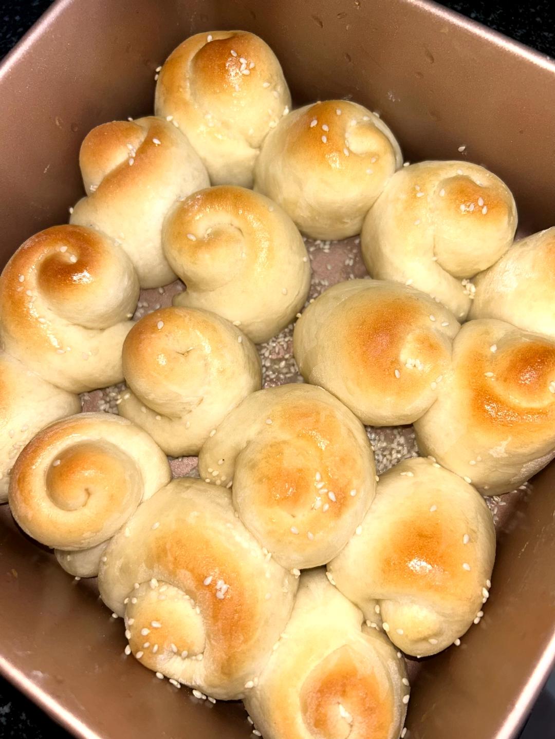 脆底蜂蜜小面包