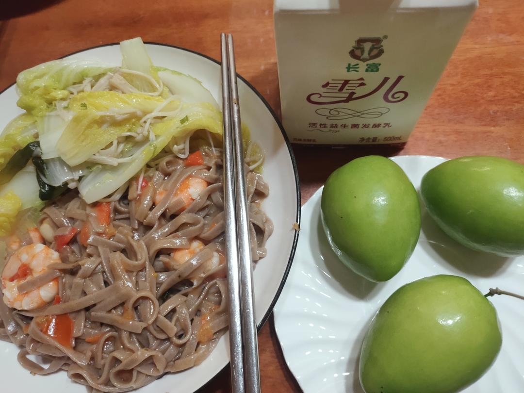番茄虾仁意面