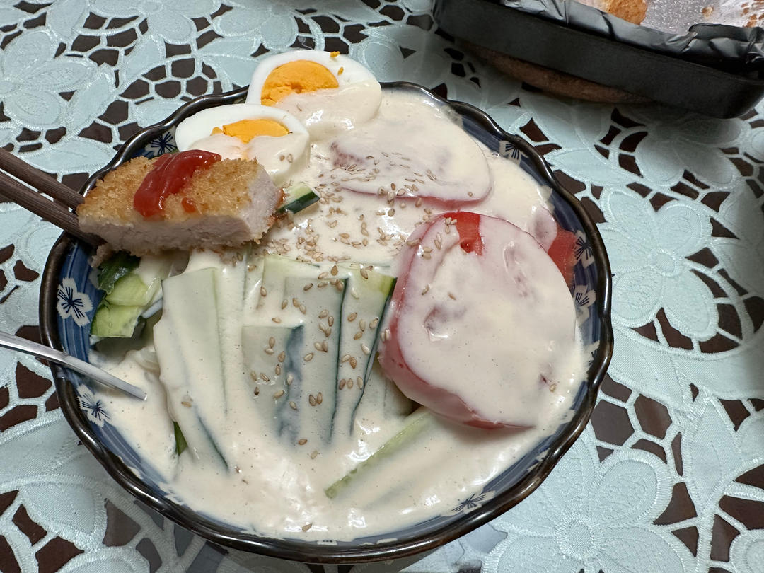 【韩食记】夏季特供健康料理--韩国豆浆冷面 콩국수