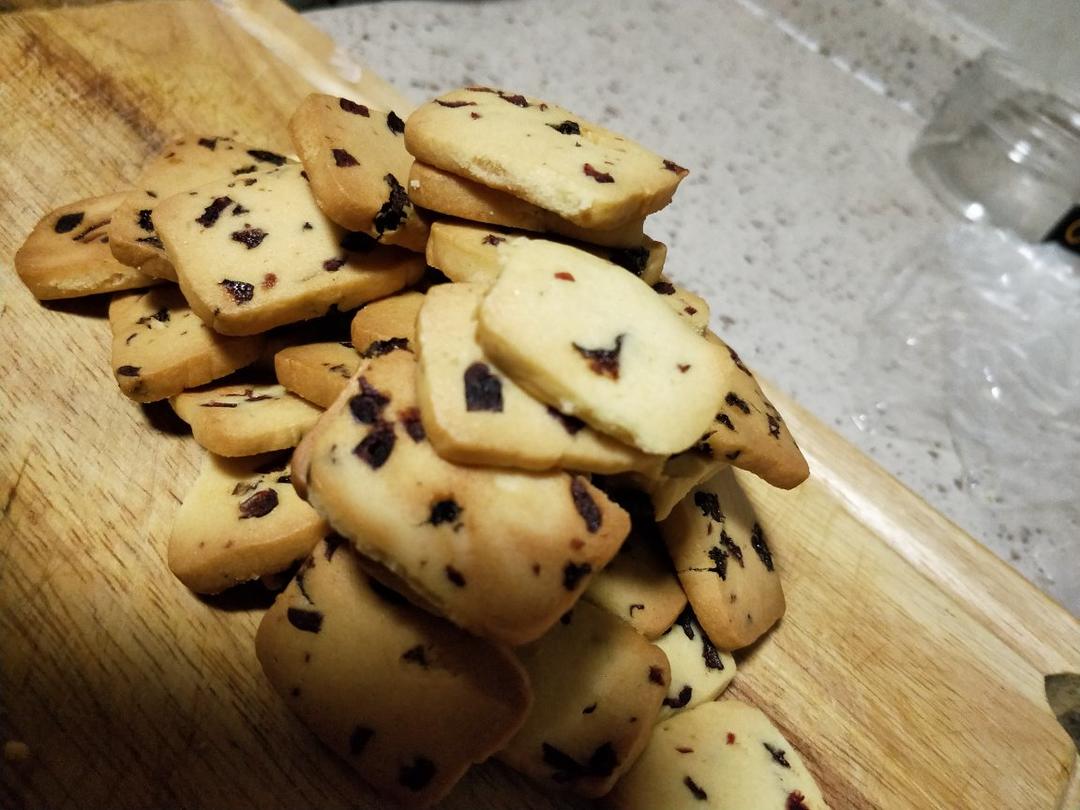 低糖少油版蔓越莓饼干