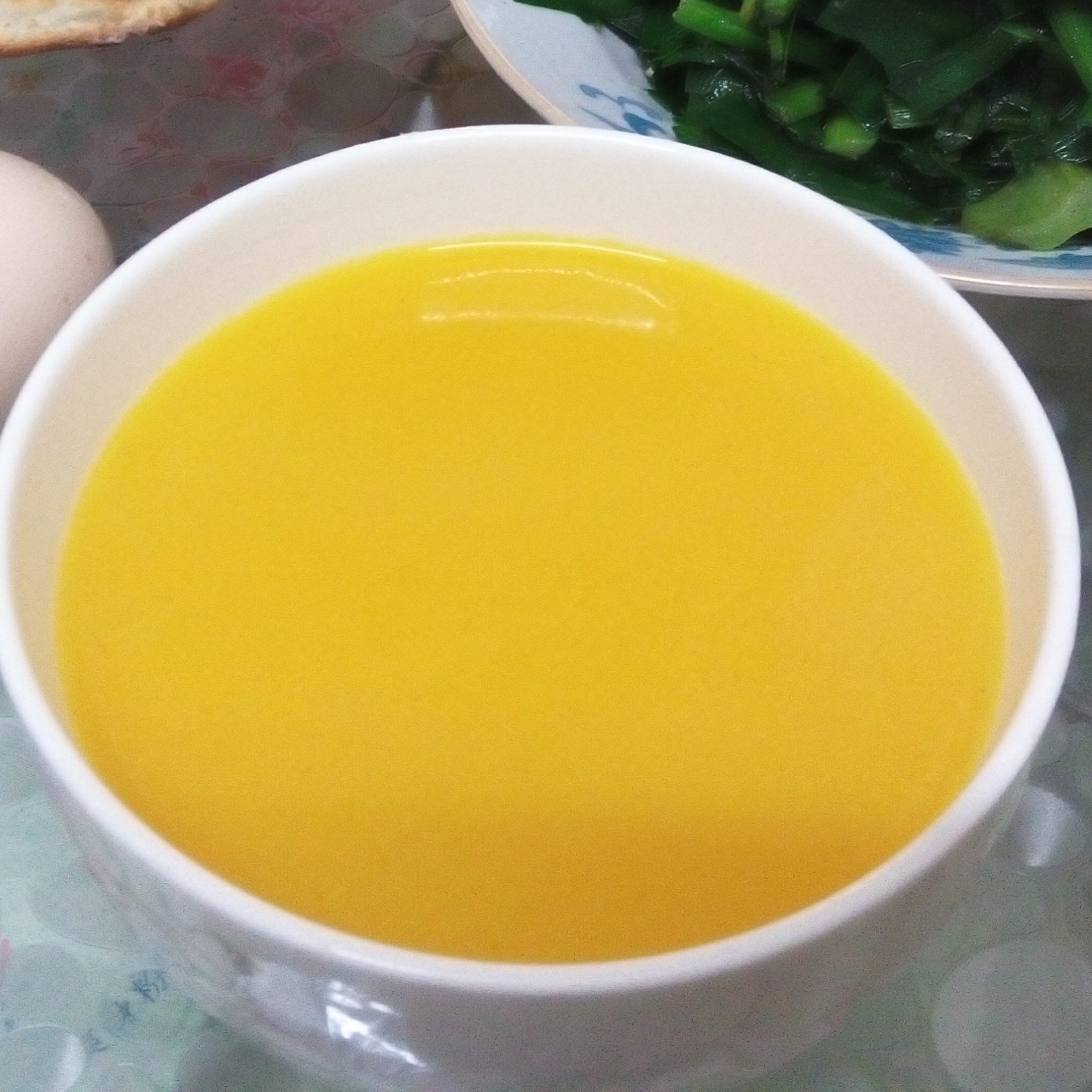 南瓜小米糊