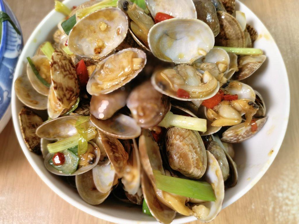 秒杀路边摊‼️巨好吃的爆炒花甲‼️辣炒花蛤