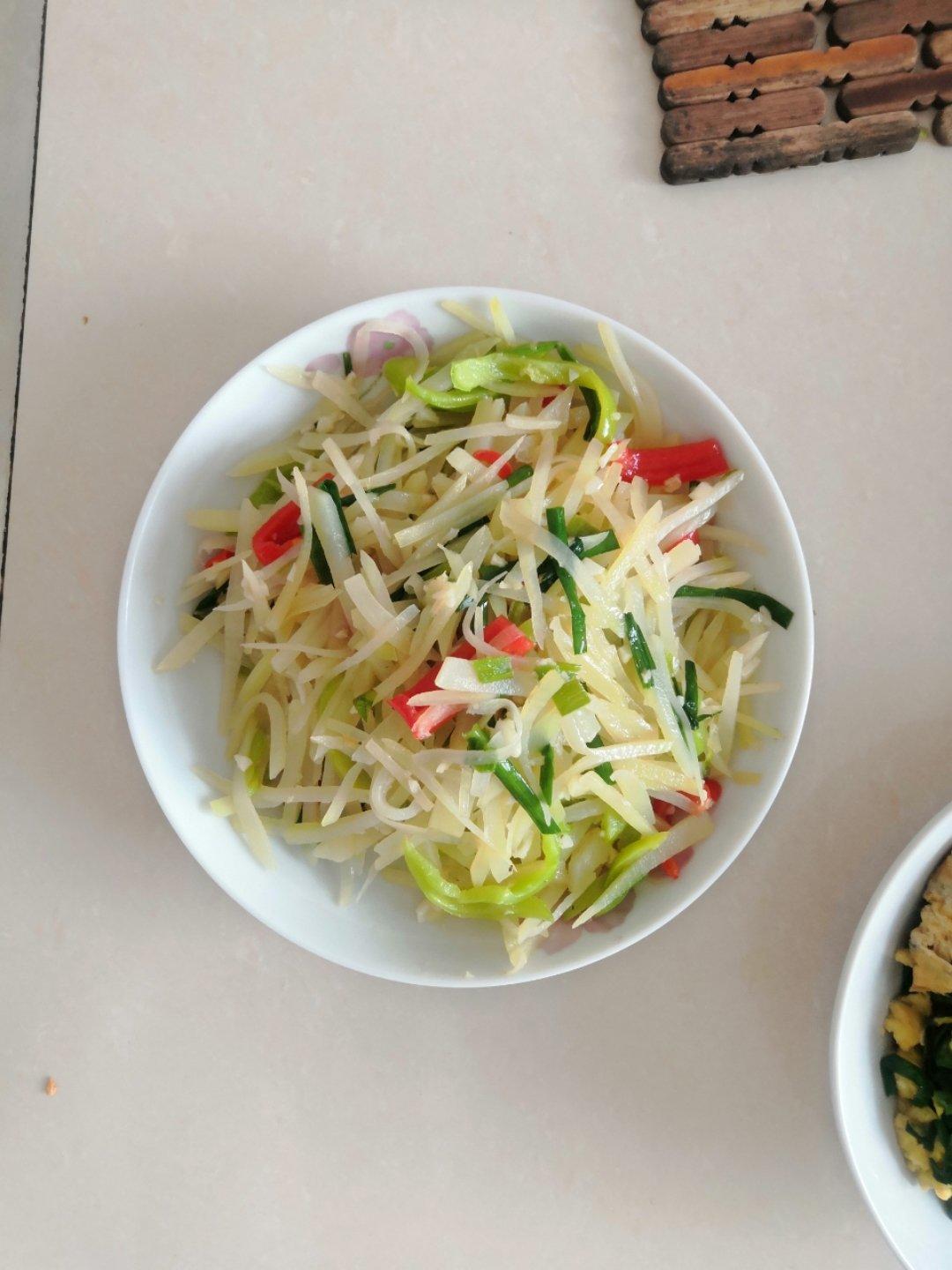 炒土豆丝（秘诀）