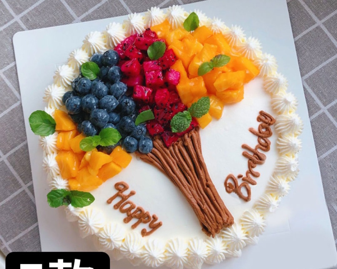 各种水果蛋糕款式生日蛋糕造型的做法 步骤3