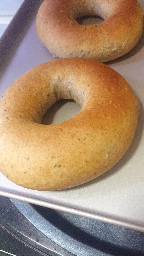 全麦贝果波兰种 50%全麦 更适合粗麸的配方