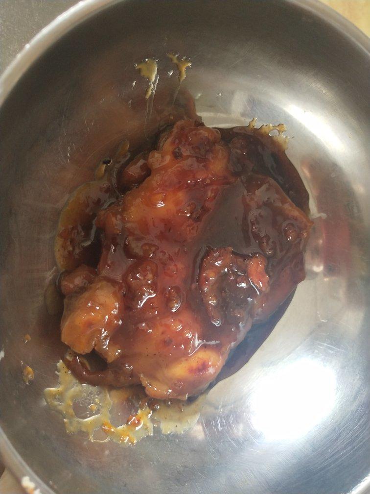 蒜香蜂蜜鸡腿饭