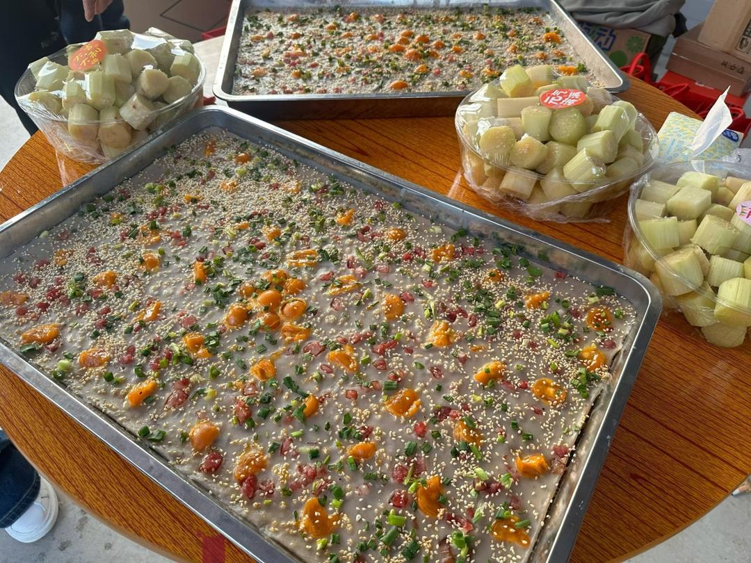 腊味芋头糕（咸蛋黄版）