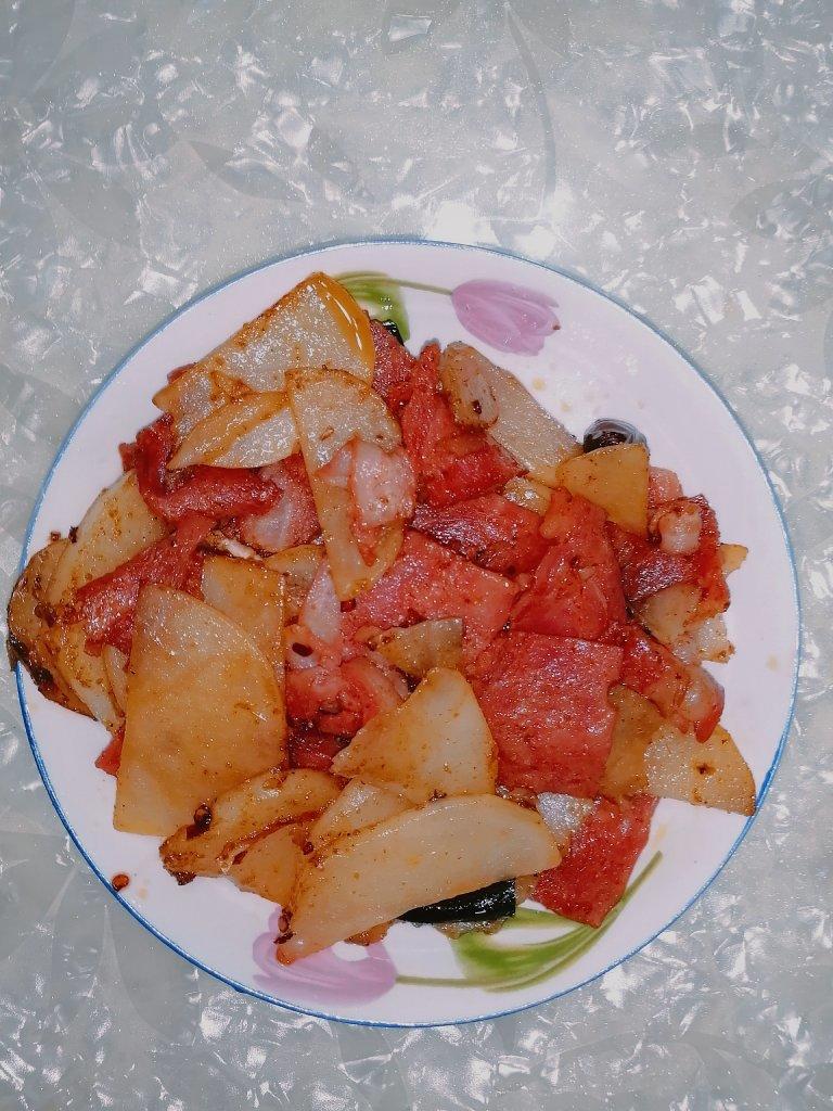 ㊙️好吃到多吃一碗饭的👍🏻［孜然培根土豆片］