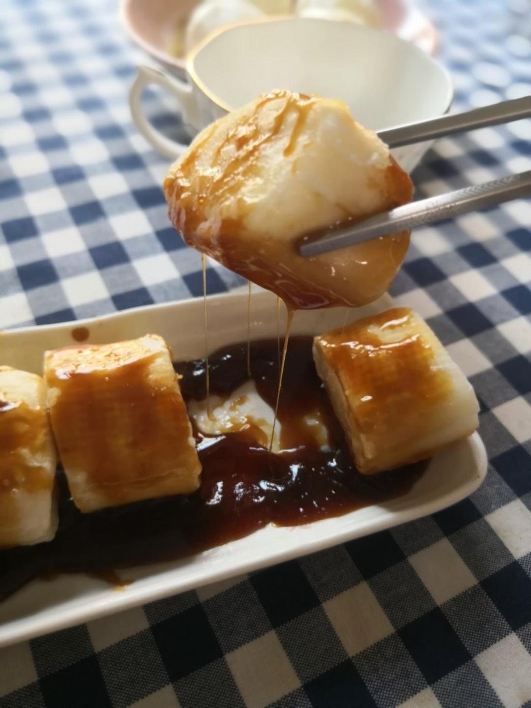 桂花红糖煎年糕