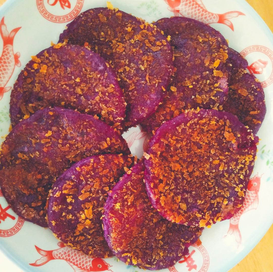 紫薯芝麻饼