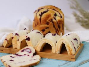 #东菱Wifi云智能面包机#面包机版紫薯辫子面包的做法 步骤13