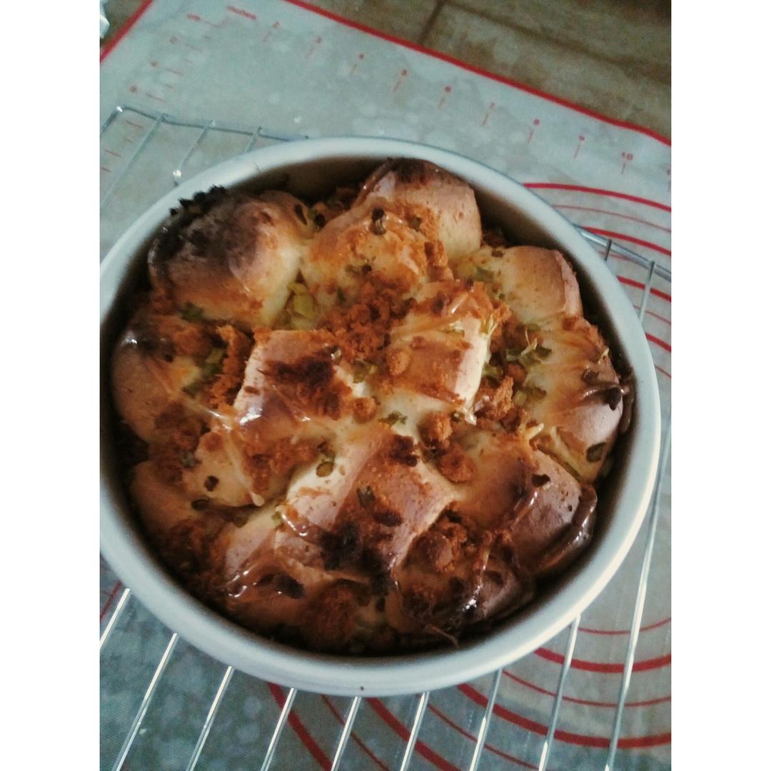 肉松手撕面包—超软会爆浆的面包哟