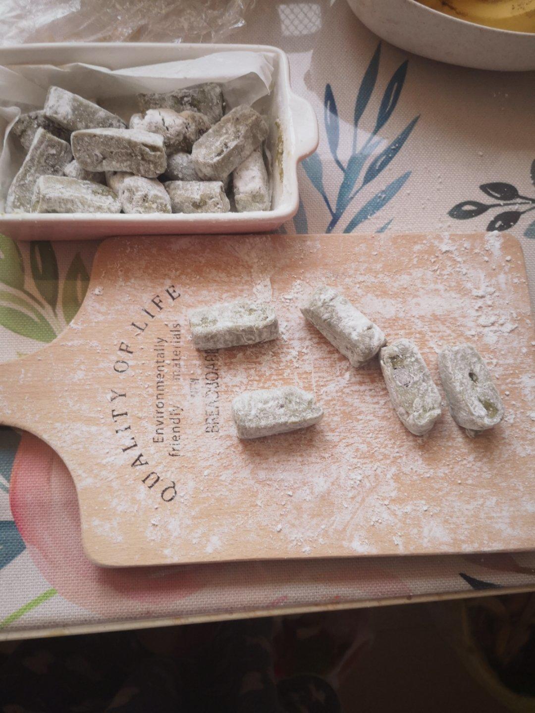 抹茶蜜豆麻薯