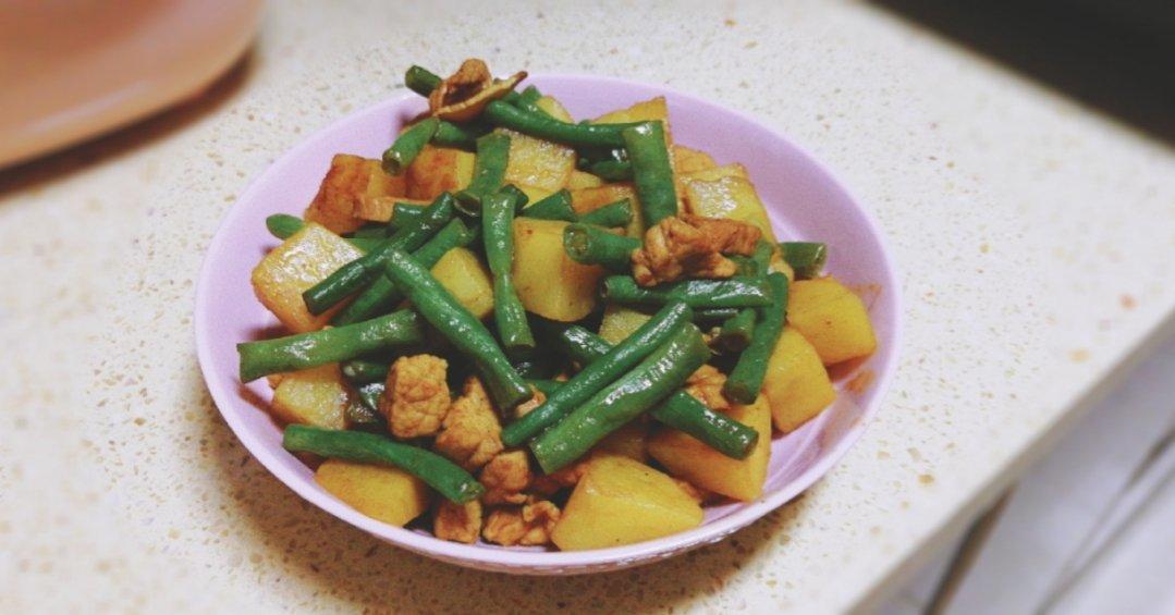 土豆豆角焖肉
