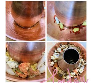 酸菜涮肉铜火锅的做法 步骤3