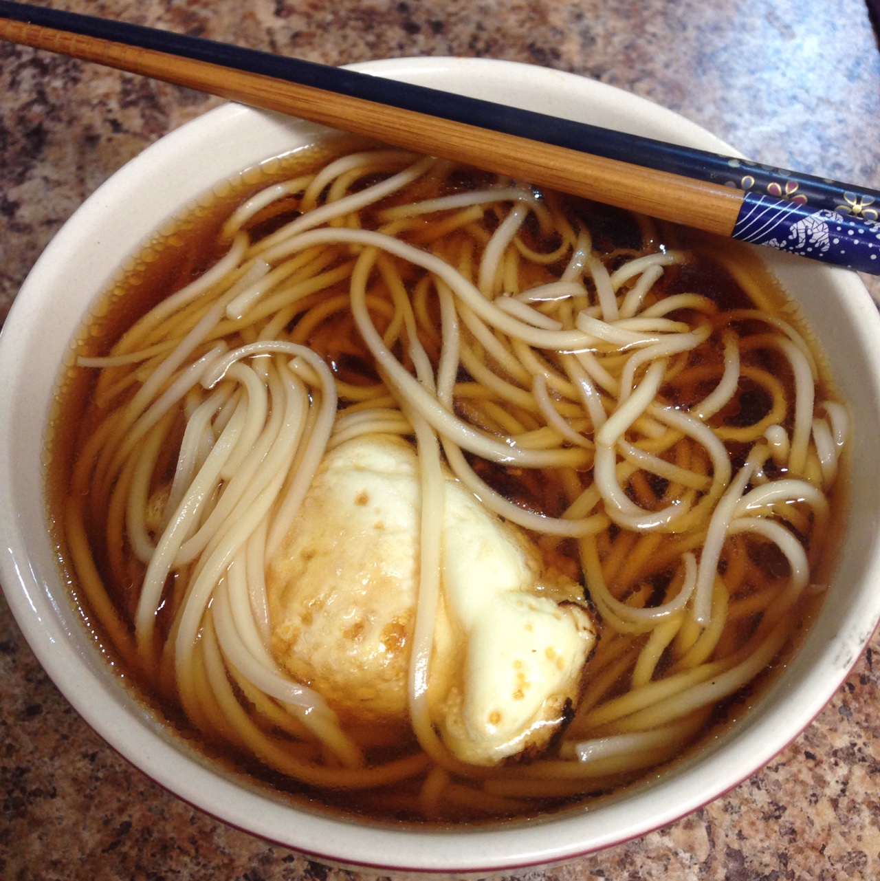 小葱麻油酱油面