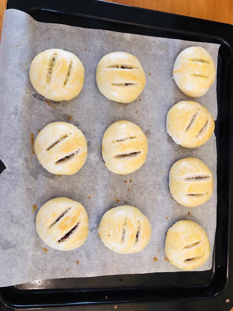 老婆饼 蔓越莓糯米馅 黄油版